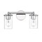 Z-Lite Thayer Vanity, 2-Light, 16 In.W x 5.75 In.L x 8.75 In.H, Chrome /Clear 742-2V-CH - alternate 3